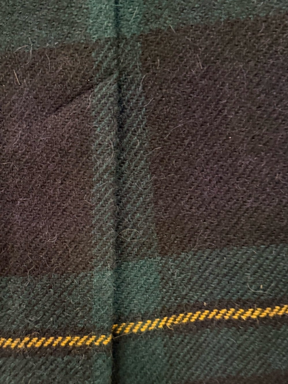 Polo by Ralph Lauren Navy & Green Plaid Sport Coat with Gold Accents - Picture 9 of 15